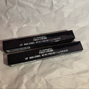 2 x Mac prime+prep lip base